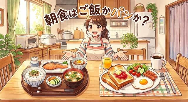 【知能の差】朝食は｢パン｣と｢ごはん｣どちらが正解か？